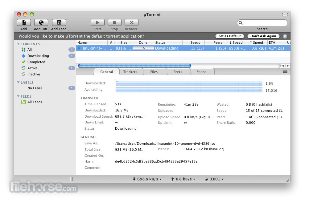 Free download utorrent for mac os x lion